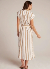 Đầm somi sọc Cato linen bigsize xuất xịn(catodsmts)