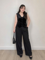Áo gile nhung Cato bigsize xuất xịn(catog)