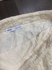 Set Xoài mng áo ren mix váy lửng ren mềm mịn co giãn bigsize