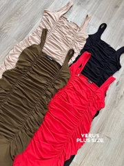 Đầm body nhún fashion bigsize(fashiond2dn)