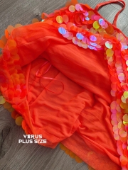 Áo dây anth sequin giả xà cừ bigsize