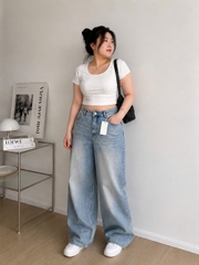 Quần jean ống rộng 4 nút aSOS bigsize(asosqj4n)