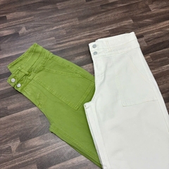 Quần jean suông just usa 2 nút bigsize xuất xịn