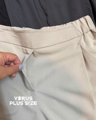 Quần vải suông ansich bigsize lưng thun xuất xịn(sichqvs)
