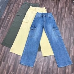 Quần jean cargo ống suông JU.ST USA bigsize