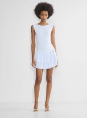 Đầm cộc tay wilfred aritzia tùng bèo bigsize