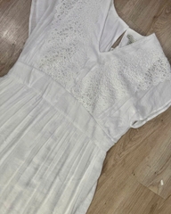 Đầm  phối ren cato trắng maxi bigsize(catodpr)