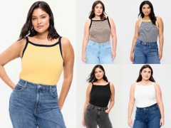 Áo balo cổ yếm bigsize old thun gân co giãn xuất xịn