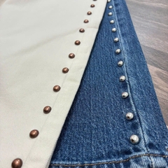 Quần jean suông đính jbd bigsize