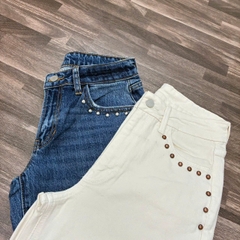 Quần jean suông đính jbd bigsize