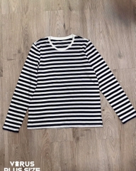 Áo thun muj1 tay dài thun mỏng nhẹ bigsize (hàng sai tag size)