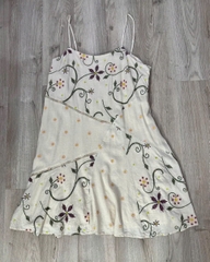 Đầm dây linen cato xuất xịn thêu hoa(catod2dlinen)