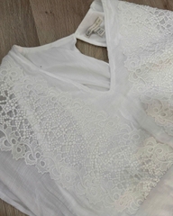 Đầm  phối ren cato trắng maxi bigsize(catodpr)