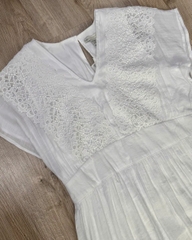 Đầm  phối ren cato trắng maxi bigsize(catodpr)