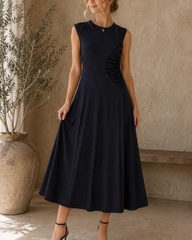 Đầm midi xoài thun ladong mng bigsize(mngdn1b)