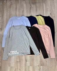Áo thun muj1 tay dài thun mỏng nhẹ bigsize (hàng sai tag size)