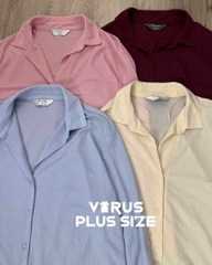 Áo somi Primark visco mềm rũ stock màu mới