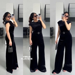 Jumsuit nhung Mng sang xịn kèm belf bigsize
