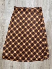 Set áo nhún eo + chân váy midi Xoài Mng bigsize