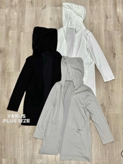 [Có Bigsize] Cardigan có nón Tiadasse xuất xịn