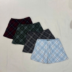 Chân váy caro chữ A WILD F@BLE xuất xịn bigsize(Wildcv)