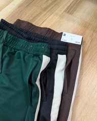 Quần G.u suông lưng thun viền hông năng động thể thao(guqs)
