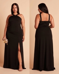 Đầm tiệc Birdy maxi cổ yếm bigsize xẻ tà