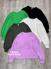 Áo sweater Anewday vai nhún tay bo bigsize