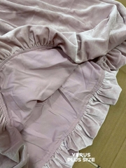 Đầm nhung bí Celeb Pink mocking bigsize xuất xịn