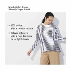 Áo tay dài sọc un1 form rộng bigsize