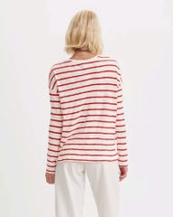 Áo thun giấy L3vis tay dài oversize xuất xịn