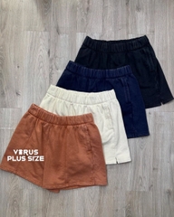 Quần short nỉ NUUD$ xuất xịn bigsize.(nuudsqsnxl)