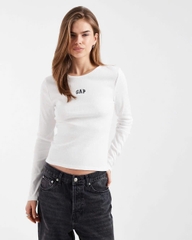 Áo thun gân tay dài G@P basic xuất xịn bigsize(gapatgtd)