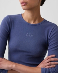 Áo thun gân tay dài G@P basic xuất xịn bigsize(gapatgtd)