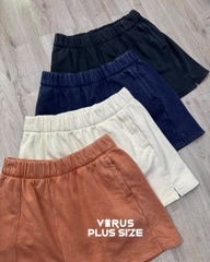 Quần short nỉ NUUD$ xuất xịn bigsize.(nuudsqsnxl)