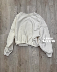 Áo Sweater crop nuuds bigsize