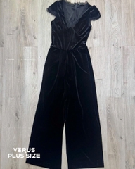 Jumsuit nhung Mng bigsize phối ren sang chảnh(JUMNVR)