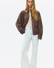Áo khoác bomber Hắc Em caro nhuyễn bigsize xuất xịn