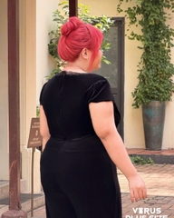 Jumsuit nhung Mng bigsize phối ren sang chảnh(JUMNVR)