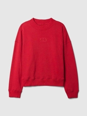 Sweater Gap tà bo bigsize logo thêu xuất xịn