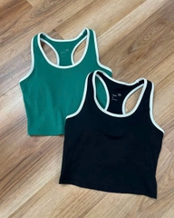 Set bra mix chân váy G@pfit vải thể thao bigsize xuất xịn