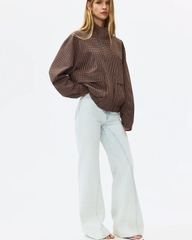 Áo khoác bomber Hắc Em caro nhuyễn bigsize xuất xịn