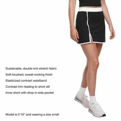 Set bra mix chân váy G@pfit vải thể thao bigsize xuất xịn