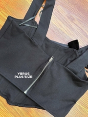 Áo dây corset nơ f21plus xuất xịn