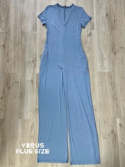 Jumsuit fashion thun cổ v bigsize