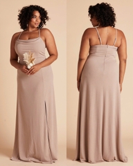Đầm tiệc Birdy maxi cổ đổ xẻ tà bigsize