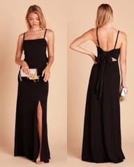 Đầm tiệc Birdy 2 dây cột lưng maxi xẻ tà bigsize