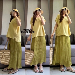 Áo tay nối Primark linen thoáng mát bigsize