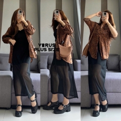 Chân váy lưới Me xuất xịn