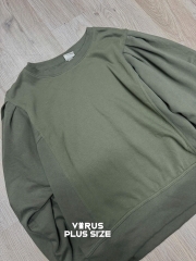 Áo sweater Anewday vai nhún tay bo bigsize
